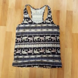 **LAST CHANCE**Elephant silky, stretchy tank top